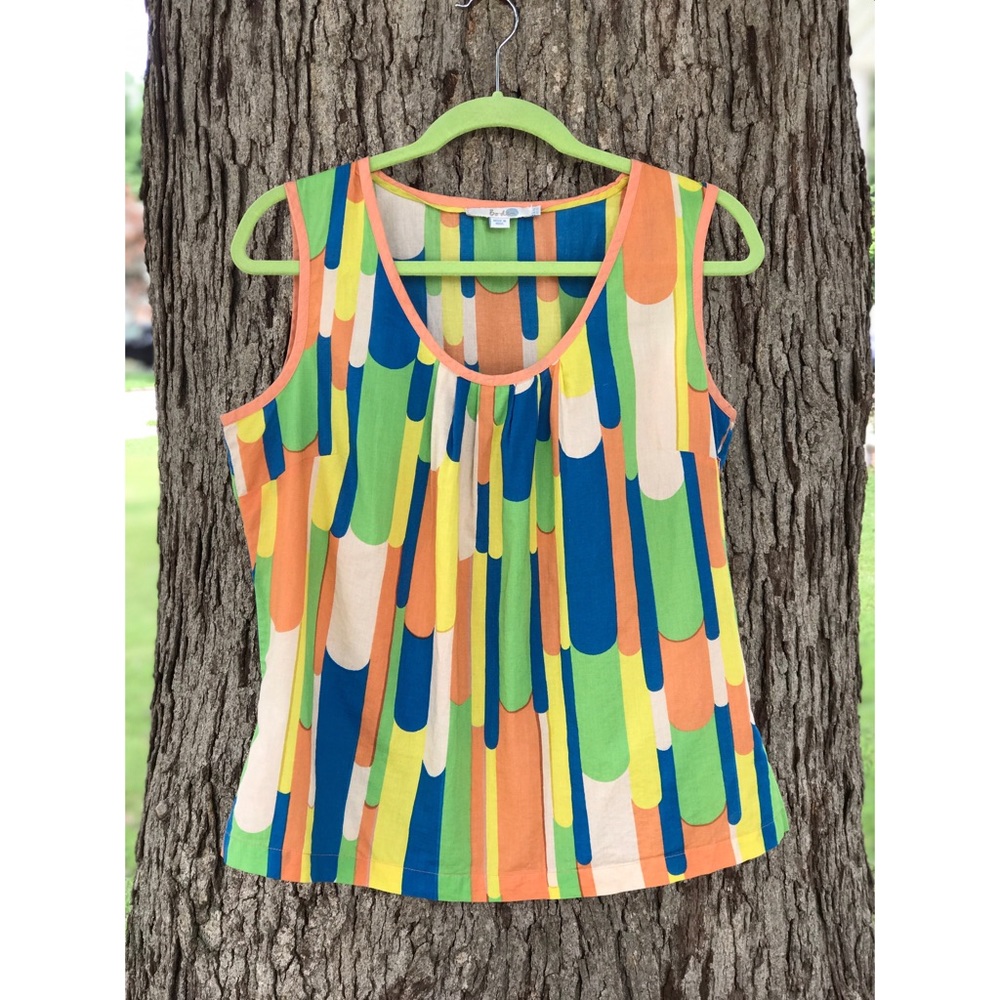 Colorful Sleeveless Top